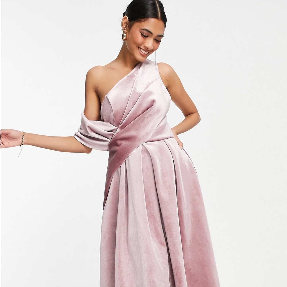 ASOS Design velvet dress